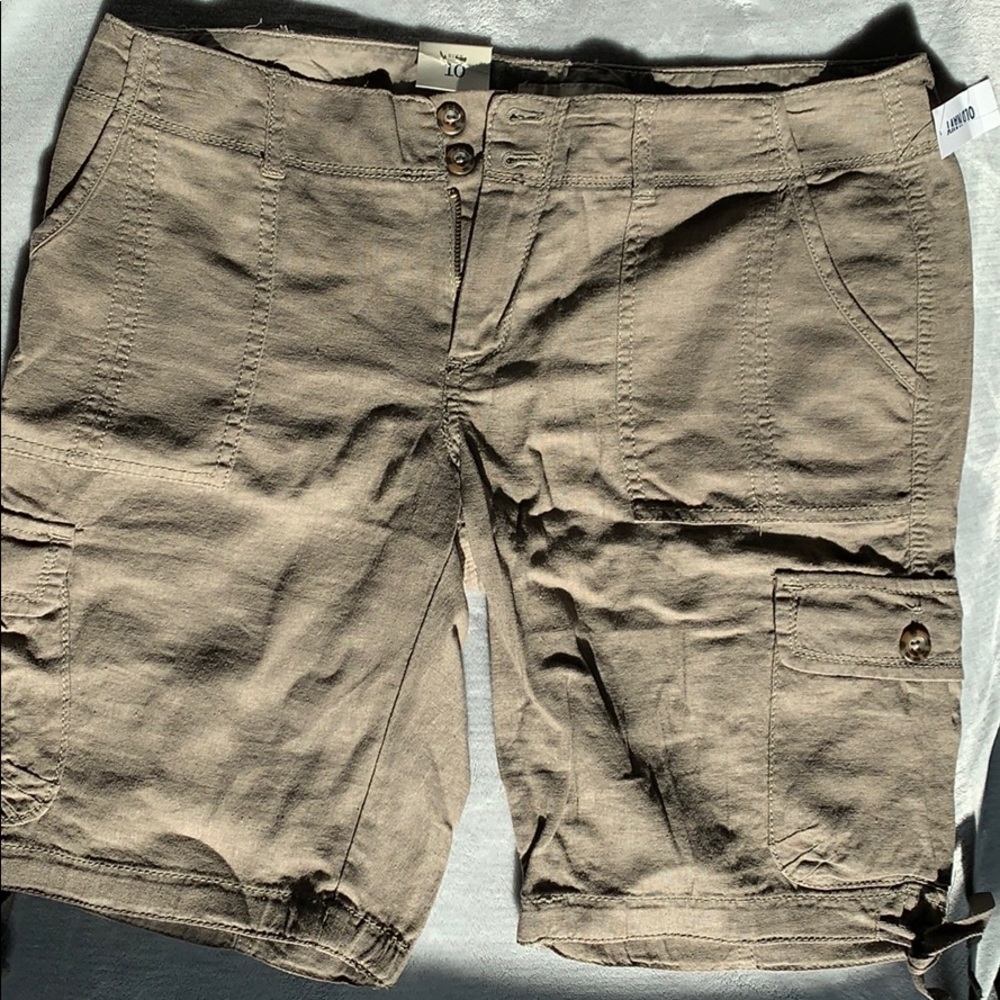 Linen shorts